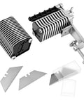 Leather Table Top Lace Cutter With 5 Replaceable Cutters For Fringe Braiding Strips And Belts Pro Grade Manual Lacing Tool