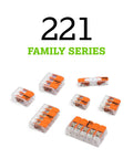 Skip The Tape Hassle With Five Conductor Lever Wire Connectors Clear Housing Quick Snap Levers No Twist 20 To 10 AWG Reusable Electrical Splicing Caps Bulk Bag Of Five Hundred Pieces.