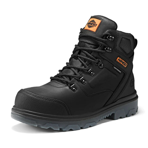 Steel Toe Work Boots For Men Waterproof Built Tough Heavy Duty Safety Boots With Puncture Protection Oil And Slip Resistant Design