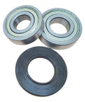 Top Tier Washer Washing Seal Bearing Replacement Kit including two steel bearings and a rubber seal for efficient washing machine use.