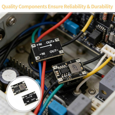 5 Pack DC To DC Buck Converter Module With 6V To 30V Input And 5V Output Mini Step Down Regulator Board in electronic device