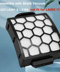 Two Pack Vacuum Filter Kit With Six Foam And Felt Filters For Shark UV850 LA301 LA300 Rotator Lift Away Upright Vacuum Replacement Parts XHF320 And XFFK320 Easy To Swap - hexagonal filter visible