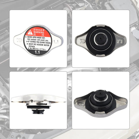 Radiator Cap And Coolant Reservoir Cap Replacement 19045-PAA-A01 Fits Honda Accord, Odyssey, Acura TLX, RDX, OEM Style, Durable Seal