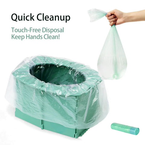 Nifty Foldable Toddler Potty Seat Grab And Go Travel Toilet For Little Kiddos Bpa Free With Cleanup Bags Road Trip Ready On Deck For Camping And Family Getaways Green