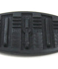 Close-up of a self clamping and gripping plate with barbed cross ribs for a lockdown hold, for use with size 20 biscuits.