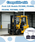2 Pack Heavy Duty Forklift Ignition Switch Key Replaces 107151-001 And 089216-001 Compatible With Crown Wp3000 Pe3000 Pe4000 Gpw40 with forklift and keys