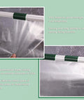 Heavy Duty 32 Pack PVC Greenhouse Clamps Set For Securing Row Covers Arches Tarps Pools And Garden Plastic Film 2.4 Inches Long Bulk Clamp Kit
