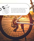Heavy Duty Mountain Bike Disc Brake Pads For Hydraulic And Mechanical Setups Featuring Ventilated Core Design on bicycle wheel.
