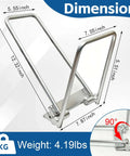 Heavy Duty Eaves Seam Locker Tool For Metal Roofs And Drip Edge Hemming Bender Pro Grade 180 Degree Lock And Bend dimensions