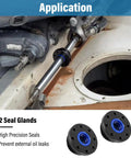 Seal Kit for Hydraulic Steering System Front Mount Cylinders With Wrench Included showing 2 seal glands in boat engine bay.
