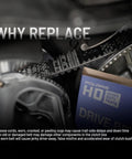 OEM CVT Drive Belt For RZR Models 3211202 in clutch system highlighting its smooth performance and reduced wear features