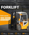 Heavy Duty Electric Forklift Truck Rolled Out As A Straight Shooter Warehouse Workhorse For Narrow Aisles And Heavy Cargo Hauling With No Hassle Counterbalance Lifting Power with a rated capacity of 1000-5000KG.