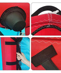 Close-up of Inflatable Surf Wing With Clear View Window Design For Safe, Smooth Rides, Durable Dope Foil Wing Surfing Kite details