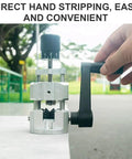 Manual Wire Stripping Tool With Hand Crank, Portable Cable Stripper for Copper Wires and Scrap Recycling, outdoor use