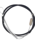 Replacement Clutch Cable 17 Inch For 6 HP Rear Tine Tiller with spring and loop, Compatible With Craftsman Built Tough