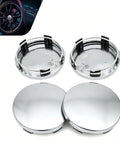 Crank Up Your Ride With These Sweet 4 Pack Silver Wheel Center Caps That Snap Right On Cars Trucks Or Suv With A Rock Solid Grip 60Mm Size And Built Different Materials To Keep Your Setup Looking Clean All Season Long - set of four silver snap fit wheel center caps, 60mm size, designed for vehicles.