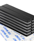 DIYMAG neodymium magnet bars, black 12-pack, rectangular stack