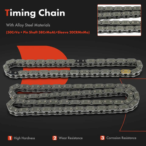 Engine Timing Chain Kit With Sprocket And More For DOHC 4-Cylinder 1.8L 2.0L 2.3L Engines Fits Chevy Tracker 1999 2003