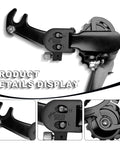 Rear Derailleur RD TZ31A 6 And 7 Speed Direct Mount with aluminum alloy and precise adjustment shown in detail