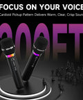 Rechargeable Wireless Karaoke Microphone With 200ft Range And 40Hour Battery Life Low Latency For Singing Speeches And Parties