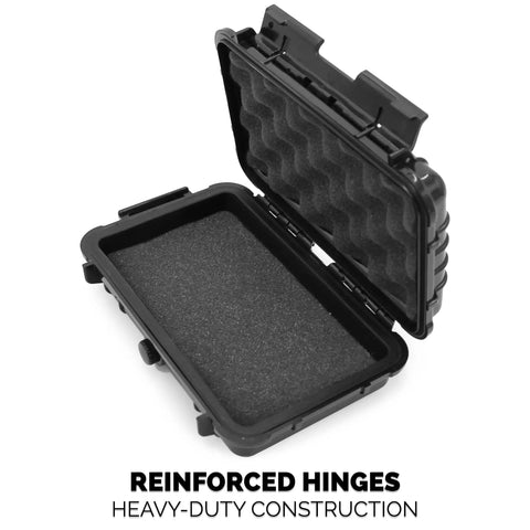 Open view of Waterproof Hard Shell Case For Flir C5 C2 C3 Thermal Imagers And Seek Shot Pro PerfectPrime Infrared Cameras with foam interior.