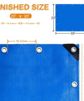 Heavy Duty Twenty By Thirty Foot Waterproof Tarp Thats Super Thick At Sixteen Mil And Tough As Nails For All Your Outdoor Needs