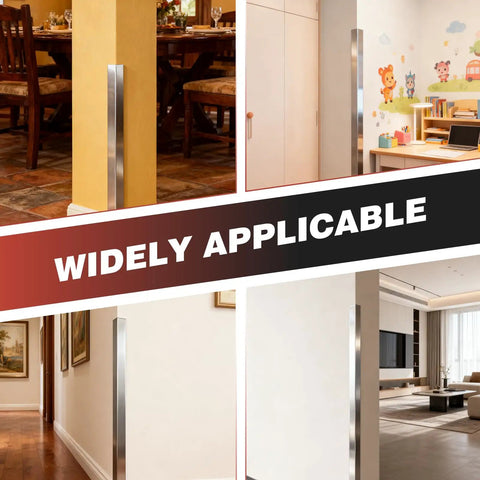 Beater Proof 304 Stainless Steel Wall Corner Guard 2X2X48 Inch Pack Of 10 Heavy Duty Metal Corner Protector With 90 Degree Angle for various wall settings.