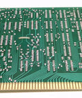 Used PCB IR Board Assembly 16 001 8 For Electronic Projects, 12 By 11 By 4 Inches, 1.67 Lb, Tested And Working, Great For Repairs And Replacements, Or Pro Builds, Compact Workhorse For Custom PCB Setups. green used PCB IR board assembly, rear view with gold edge connector