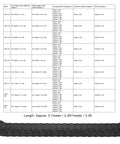 Rock Solid Low Noise Full Enclosed Nylon 66 Cable Drag Chain For CNC Machines And Engraving Arms, Size D30x38 mm, 1m Length