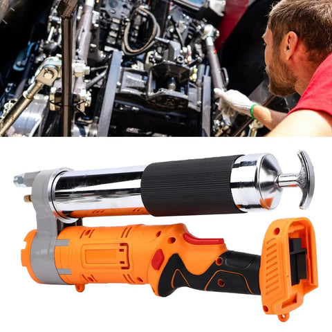 Cordless Electric Grease Gun With 2 In 1 Rotating Handle For Maximum Comfort And High Pressure Lubrication, Pro Grade Tool