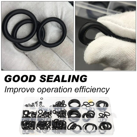 O Ring Assortment Kit With 225 Pieces In 18 Sizes Premium Rubber O Rings For Automotive Plumbing Faucet Air And Gas Connections