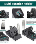 Multi-function holder for Pro Grade Hot Air Rework Station With Tiltable Display For Micro Soldering And SMD Repair.