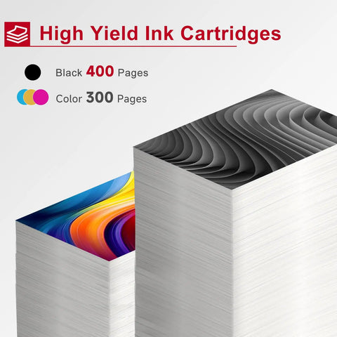 260XL And 261XL Compatible Ink Cartridges Replacement Bundle For 260 And 261 High Yield Black And Color Pack Page Yield Image