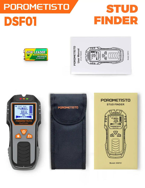 No Sweat Six In One Stud Finder Wall Scanner With Dead On Accuracy For Locating Live Wires Hidden Pipes And Wood Framing During Quick Home Renovation Jobs