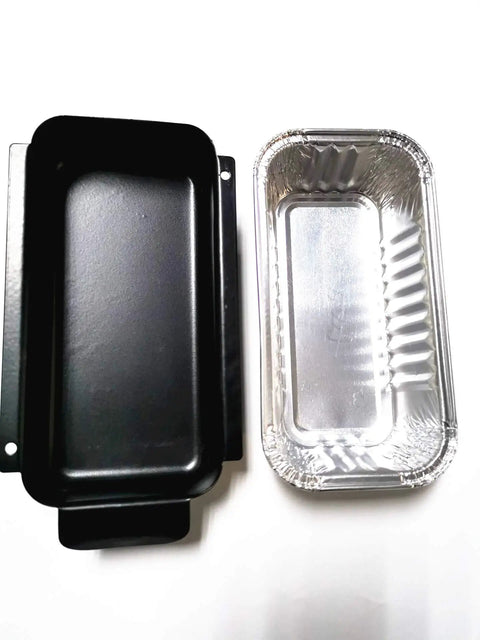 Heavy Duty Aluminum Foil Grill Drip Pans 20 Pack Kickass Grease Catcher Trays Replaces Char Broil Gas Grills 7 X 3.5 X 1.5 Inches No Sweat Backyard Cleanup Crew
