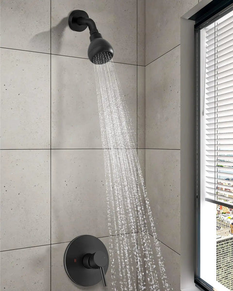 Matte Black Shower Faucet Set With Rough In Valve And Shower Head Crafted From Sus304 Stainless Steel And Solid Brass For Rust Resistant Daily Showers Built Like A Tank Straight Up Game Changer For Your New Bath