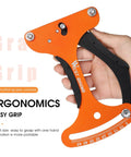 Must Have Pro Grade Aluminum Spoke Tension Meter For Bikes, Durable Wheel Tension Tool In Yellow with ergonomic grip