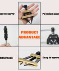 Roller Chain Breaker Cutter And Chain Holder Puller Disassembly Tools Kit For 0.25 To 0.75 Inch Pitch Chains in use