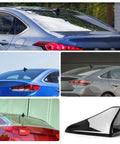 Collage of car roofs with Shark Fin Antenna Cover Dope Fit For Hyundai Sonata 2016-2019 and product detail image