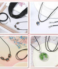 Black Waxed Cotton Necklace Cords 24 Inch With Clasps Bulk 50 Pieces For Jewelry Making Beading Charms Pendants Bracelets DIY Craft Supplies Ideal For Charm Beads And Pendant Projects Durable And Flexible