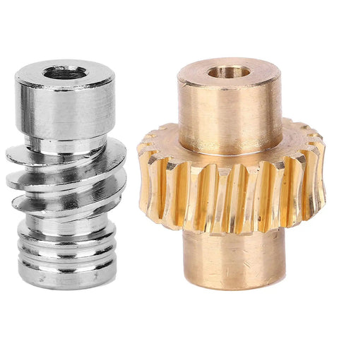 Bronze Wheel Gear Set For Industrial Robots And Machinery SAE 841 Bronze Wheel And Metal Gears 47mm D Axle Diameter