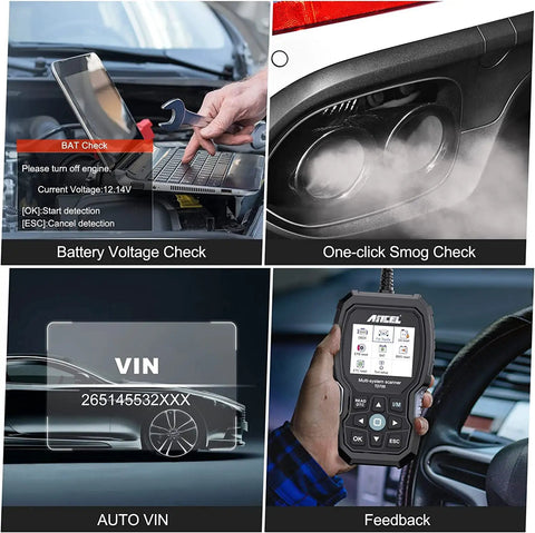 TD700 OBD2 Scanner For Toyota Vehicles, All System Diagnostic Tool To Read And Erase Codes, Engine Light Reset screen display