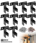 Heavy Duty Shipping Container Brackets With Laser Precision Alignment Keeps 2x4 And 2x6 Lumber Straight As An Arrow for easy framing setup.