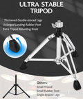 Ultra-stable tripod base of Saddle Drum Throne Seat With Swivel Adjustable Padded Drum Stool Heavy Duty Motorcycle Style