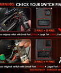 Power Window Switch Replacement For 2012 To 2017 Dodge Grand Caravan And Chrysler Town And Country 3 Pins 0 Pins Image