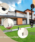 2 Pack Universal Outdoor Roller Shade Replacement Parts Kit with Brackets and End Caps for Easy Installation on Patio.