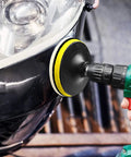 Drill with Top Notch Wool Buffing And Cutting Pad Set 3 Inch 80mm polishing car headlight