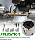 K11 80 Self Centering 3 Inch Lathe Chuck With 3 Jaw and accessories for CNC lathe precision turning application
