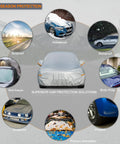 All Weather Waterproof Sedan Car Cover With Zipper Outdoor Full Exterior Shield For Sun Rain Snow UV Protection Fits Like a Glove