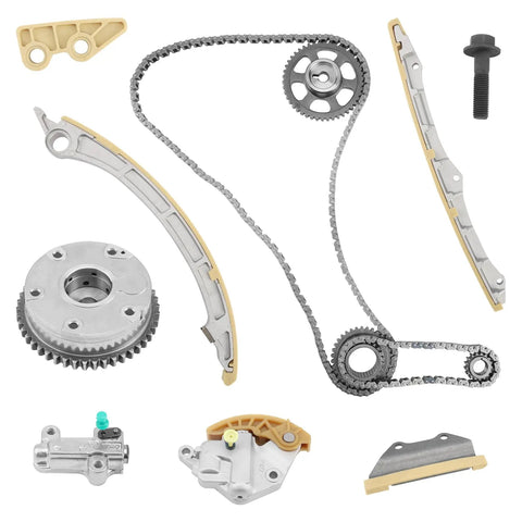 2.4L Engine Timing Chain Kit With Camshaft Adjuster And VVT Gear For 2008 To 2015 Honda Accord Civic Crosstour CR-V Acura ILX TSX